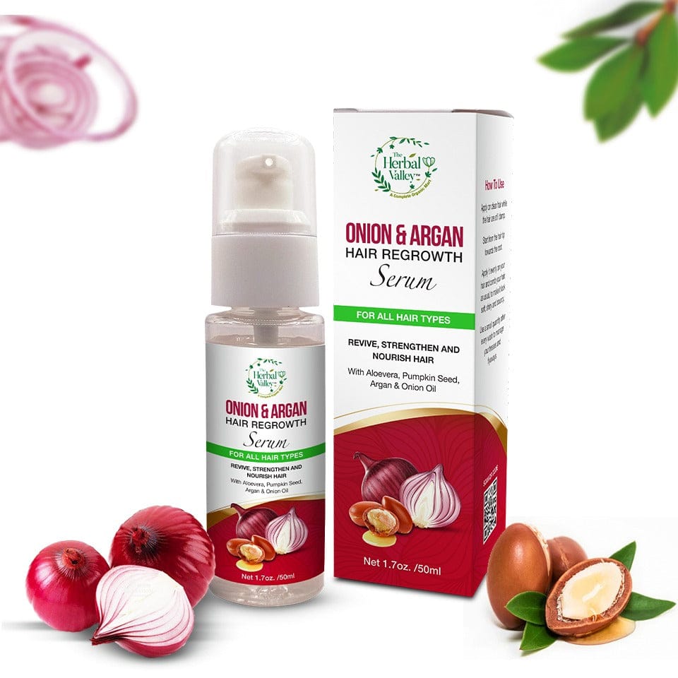 Onion & Argon Regrowth Serum for Rapid Growth & Hair Nourishment