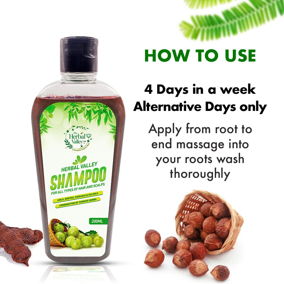 The Herbal Wonder Shampoo/ Natural Solution For Regrow Hair & Prevent Hair Loss 100% Results – 200ml