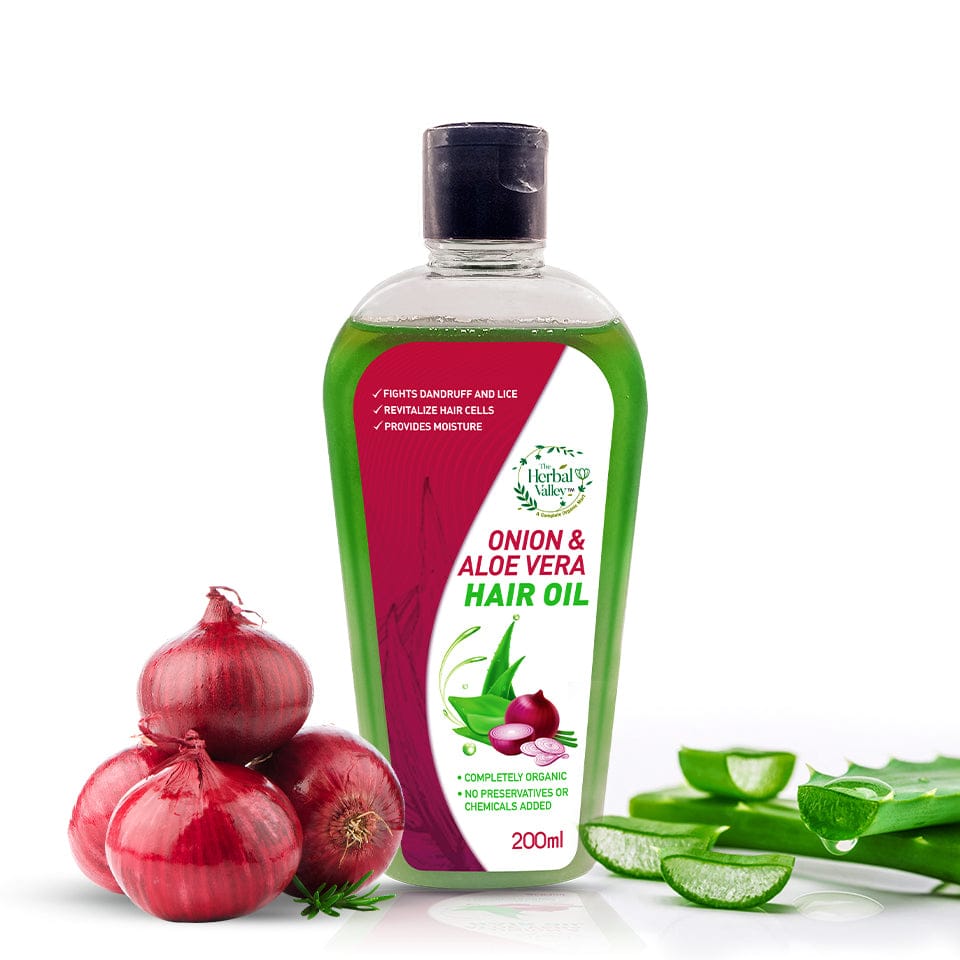 Onion & Aloe Vera Oil for Hair-fall/Regrowth 100% result